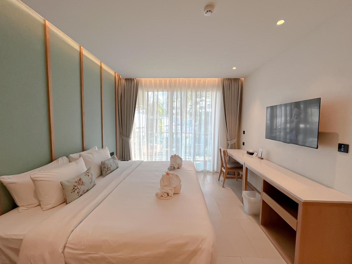 Suite mit 1 Schlafzimmer und Poolblick
